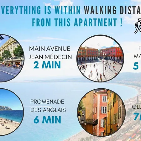 Nestor&jeeves - Alphonse Karr Terrasse - Hyper Center - Close Sea - Chic Street * Nizza