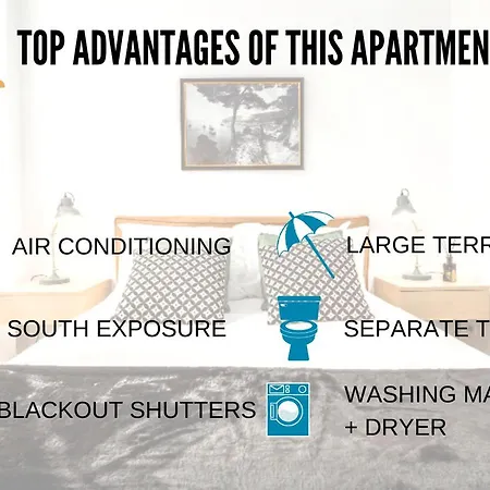 Nestor&jeeves - Alphonse Karr Terrasse - Hyper Center - Close Sea - Chic Street * Nice